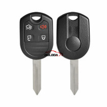 Enhanced version for ford 3+1 button remote key blank with FO38  blade  (D-SHELL) 
