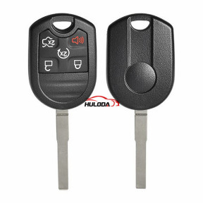 Enhanced version for ford 4+1 button remote key blank with HU101 blade  (D-SHELL) 