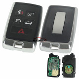 For Jaguar 4+1 button remote with 433MHZ with HITAG-PRO(ID49) chip aftermarket 2017-2020 years