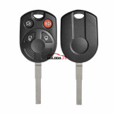 Enhanced version for ford 3+1 button remote key blank with HU101 blade (D-SHELL)