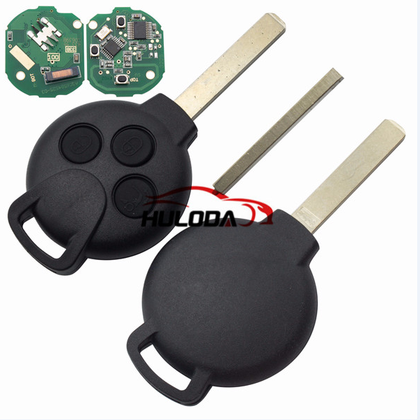 For Benz 3 button remote key with 315mhz ID46 PCF7941 Chip