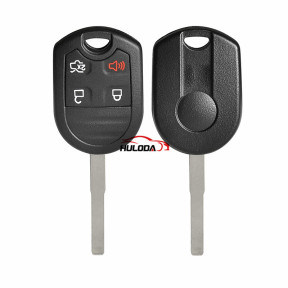 Enhanced version for ford 3+1 button remote key blank with HU101 blade  (D-SHELL) 