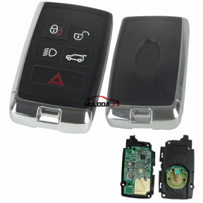 For Landrover freelander 4+1 button remote with 433MHZ with HITAG-PRO(ID49) chip aftermarket 2017-2020 years