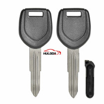 For Mitsubishi transponder key balnk CLK PLUG with MIT8 blade,(can put TPX long chip and Ceramic chip)  no  logo