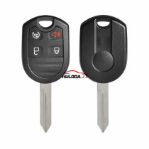 Enhanced version for ford 3+1 button remote key blank with FO38  blade 2X (D-SHELL) 