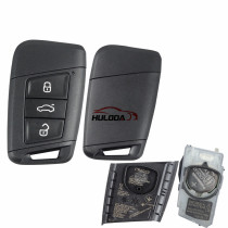 keyless original VW 3 button remote key  434mhz with MQB49 chip Continental: A2C16971008 3V0.959.752.G