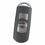 For Mazda 3 button remote key blank with blade without logo( 3parts)