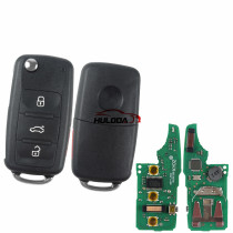For VW MQB keyless megamos AES48 3+1 button with 315mhz KYDZ