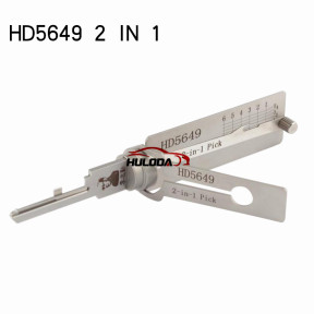 Original Lishi HD5649 2 in 1 locksmiths tool，used for Civil lock,for Hyundae