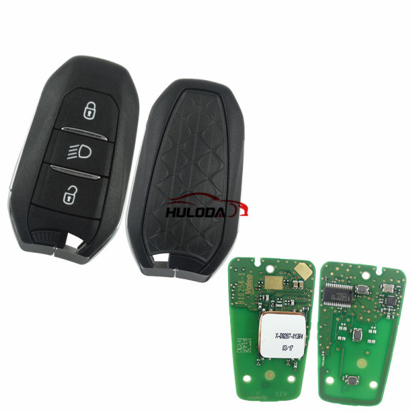 Original For Citroen DS smart remote key  434mhz with (HITAG AES) 4A chip with light button