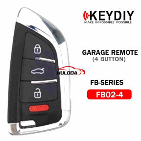 KEYDIY 5PCS Luxury Garage Remote KD FB02-4  for KD900 KD-X2 Auto Key Programmer