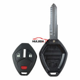 For Mitsubishi  2+1button remote key blank with MIT8 blade