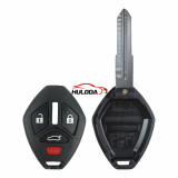 For Mitsubishi  3+1button remote key blank with MIT8 blade