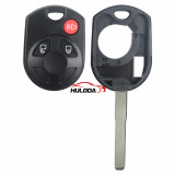 For Ford 3 button remote key blank  with logo