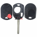 For Ford 3 button remote key blank  with logo
