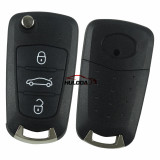 Great Wall 3 button folding  car key shell with logo