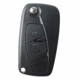 For Fiat 2 button flip remtoe key blank (Black Color)
