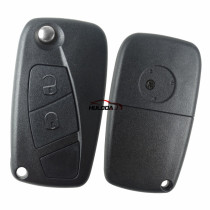 For Fiat 2 button flip remtoe key blank (Black Color)