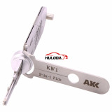 AKK Tools KW1 (5-Pin) 2 in 1 Pick for Kwikset Door Locks