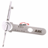 AKK Tools KW5 (6-Pin) 2 in 1 Pick for Kwikset Door Locks