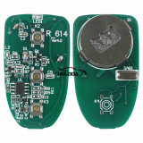 For Hyundai 3 button Face to face to learn the fix code remote,Frequency is 315MHz/433MHz/frequency modulation,please choose do you need  Battery  is CR2032,1PCS