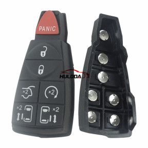 6+1 Button Rubber Pad  Fob Car Remote Case For Chrysler Fobik Remote Button Pads