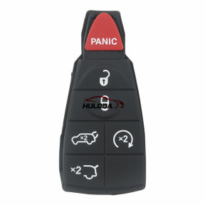 5+1 Button Rubber Pad  Fob Car Remote Case For Chrysler Fobik Remote Button Pads