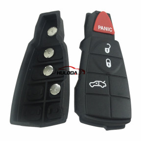 3+1 Button Rubber Pad  Fob Car Remote Case For Chrysler Fobik Remote Button Pads