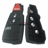 3+1 Button Rubber Pad  Fob Car Remote Case For Chrysler Fobik Remote Button Pads