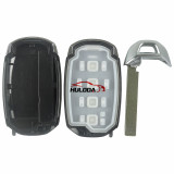 For Hyundai 4 button remote key blank without logo