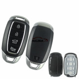 For Hyundai 4 button remote key blank without logo