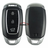 For Hyundai 3 button remote key blank without logo