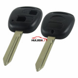 For Toyota 2 button remote key blank with TOY47 blade with logo