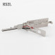 Lishi R52L 2 in 1 lock pick and decoder ，For elongated square slot lock cylinder，Used in Mexico