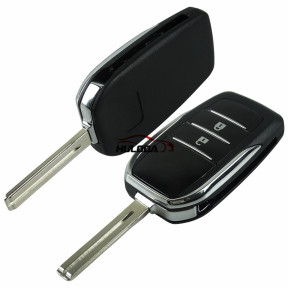 For Lexus 2 button  Modified Flip Car Key Shell with TOY48 blade, For Lexus Es Rx Is Lx Gs IS200 RX300 ES300 LS400 GX460