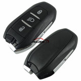 Original For Peugeot 3 button remote key  with 434MHZ  4A chip with light button