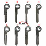 For KAWASAKI motorcycle key blank with left blade,can used for honda for yamaha