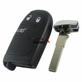 For Fiat 3 button remote key with 434mhz  PCF7953M chip for 2014 FIAT 500X /2014 JEEP RENEGAD