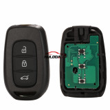 For Renault 3 button remote key with PCF7961M(HITAG AES)chip-434mhz    FSK