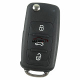 For Original VW 3 button remote key with 433mhz & ID48 glass chip           5KO959753AB