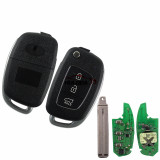 Original For Hyundai 3 button remote key with 434mhz  MP13Y-13 ,only PCB is original