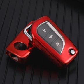 For Toyota TPU Car Key Case Full Cover, used for Toyota New Corolla Highlander New Reiz RAV4
