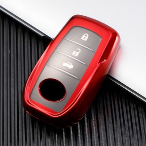 For Toyota TPU Car Key Case Full Cover, used for Toyota Highlander Crown Prado Vios Camry Corolla