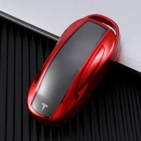 For Tesla TPU Car Key Case Full Cover, used for MODEL3 MODELS MODELX