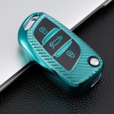 For Peugeot TPU Car Key Case Full Cover, used for 2014 Dongfeng Peugeot 408