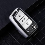 For Volkswagen TPU Car Key Case Full Cover, used for Tourang, Touran L, New Touran L, Lingdu, Golf 7, GTI, Jialu