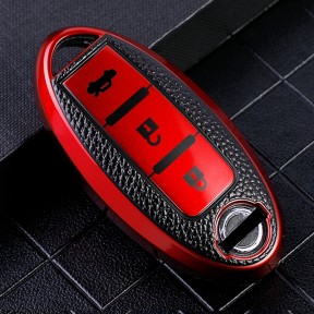 For Nissan TPU Car Key Case Full Cover, used for QX80 / QX60 / QX50 / QX50L   Q70 / Q60 / Q70L ESQ / EX / FX35 G series / G27 / G35 / G25