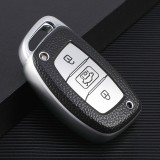 For Hyundai TPU Car Key Case Full Cover, used for Leading Acceptance Tucson Sonata Nine Sonata plug-in hybrid Yena RV Famous pictures (16-17 models) Long move (15-16 models)