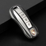 For Porsche TPU Car Key Case Full Cover, used for Taycan, Panamera, Cayenne, Porsche 911