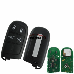 For Jeep original smart  4 button remote key with immobilizer box  with 434MHZ PCF7953M chip